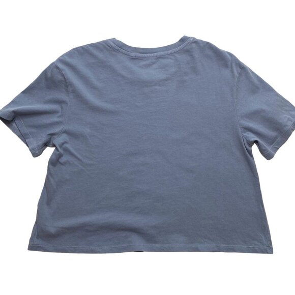 Casper Graphic Shirt Top Juniors' XS Blue Short-Sleeve‎ Crop Friendly Ghost NEW - Picture 5 of 10